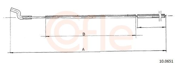 COFLE 92.10.0651 Accelerator Cable