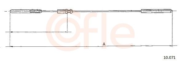 COFLE 92.10.071 Accelerator Cable