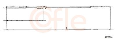 Accelerator Cable COFLE 92.10.071