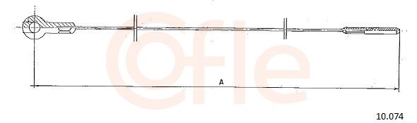 COFLE 92.10.074 Accelerator Cable