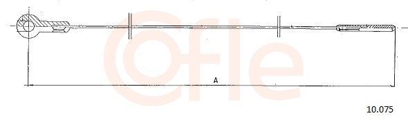 COFLE 92.10.075 Accelerator Cable
