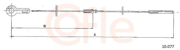 COFLE 92.10.077 Accelerator Cable