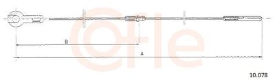 Accelerator Cable COFLE 92.10.078