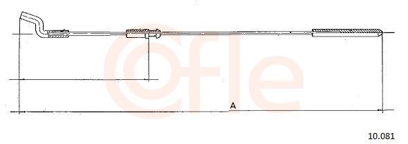 COFLE 92.10.081 Accelerator Cable
