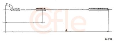 Accelerator Cable COFLE 92.10.081