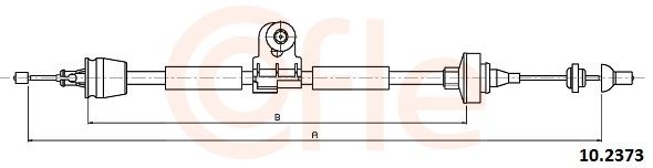 COFLE 92.10.2373 Cable Pull, clutch control