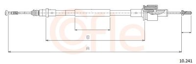 Cable Pull, clutch control COFLE 92.10.241