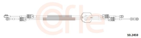 COFLE 92.10.2459 Cable Pull, manual transmission