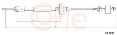 Cable Pull, clutch control COFLE 92.10.2890
