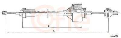 Cable Pull, clutch control COFLE 92.10.297