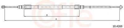 Cable Pull, parking brake COFLE 92.10.4269