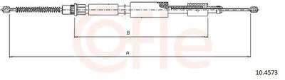 Cable Pull, parking brake COFLE 92.10.4573