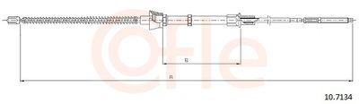 Cable Pull, parking brake COFLE 92.10.7134