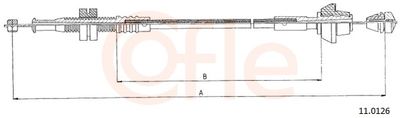 Accelerator Cable COFLE 92.11.0126