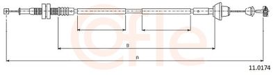 Accelerator Cable COFLE 92.11.0174