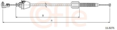 Accelerator Cable COFLE 92.11.0271