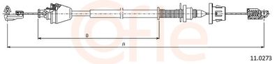 Accelerator Cable COFLE 92.11.0273