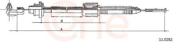 COFLE 92.11.0282 Accelerator Cable