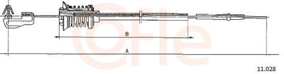 Accelerator Cable COFLE 92.11.028