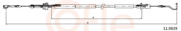 COFLE 92.11.0639 Accelerator Cable
