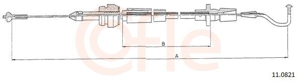 COFLE 92.11.0821 Accelerator Cable