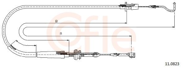 COFLE 92.11.0823 Accelerator Cable