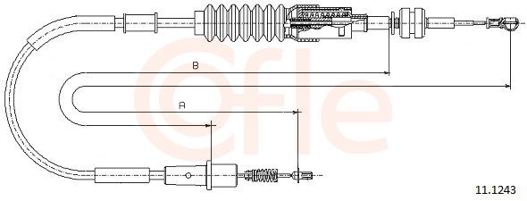 COFLE 92.11.1243 Accelerator Cable