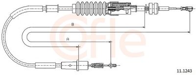 Accelerator Cable COFLE 92.11.1243
