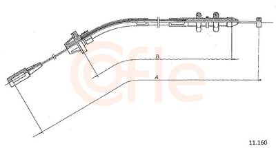 Accelerator Cable COFLE 92.11.160