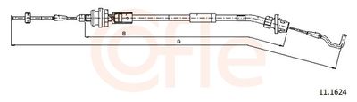 Accelerator Cable COFLE 92.11.1624
