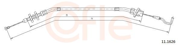 COFLE 92.11.1626 Accelerator Cable