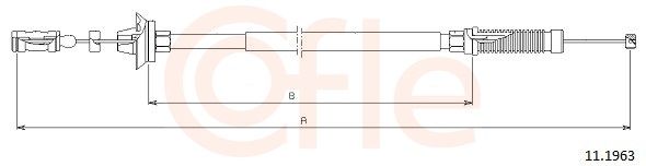 COFLE 92.11.1963 Accelerator Cable