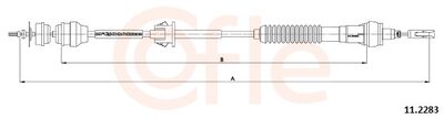 Cable Pull, clutch control COFLE 92.11.2283