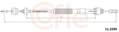 Cable Pull, clutch control COFLE 92.11.2295