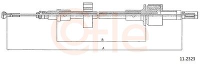 Cable Pull, clutch control COFLE 92.11.2323