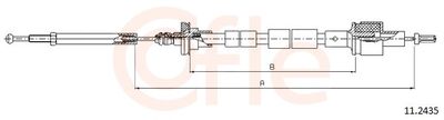 Cable Pull, clutch control COFLE 92.11.2435