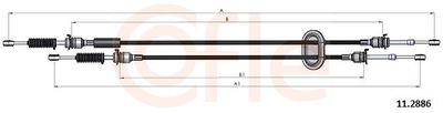 Cable Pull, manual transmission COFLE 92.11.2886