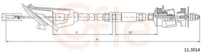 Cable Pull, clutch control COFLE 92.11.3014
