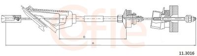 Cable Pull, clutch control COFLE 92.11.3016