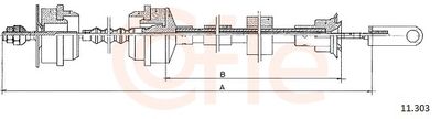 Cable Pull, clutch control COFLE 92.11.303