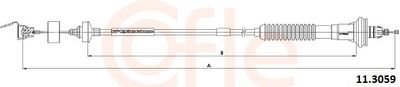 Cable Pull, clutch control COFLE 92.11.3059