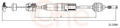 Cable Pull, clutch control COFLE 92.11.3266
