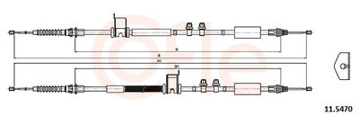 Cable Pull, parking brake COFLE 92.11.5470