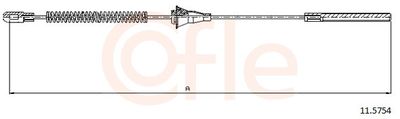 Cable Pull, parking brake COFLE 92.11.5754