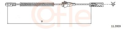 Cable Pull, parking brake COFLE 92.11.5959