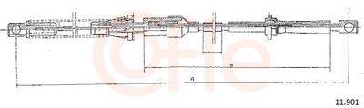 Accelerator Cable COFLE 92.11.901