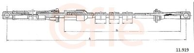 Accelerator Cable COFLE 92.11.919