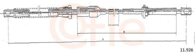 Accelerator Cable COFLE 92.11.926