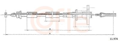 Accelerator Cable COFLE 92.11.974