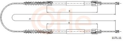 Cable Pull, parking brake COFLE 92.1171.11